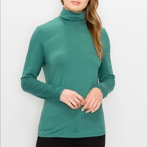 Soft Feel Turtle Neck Top